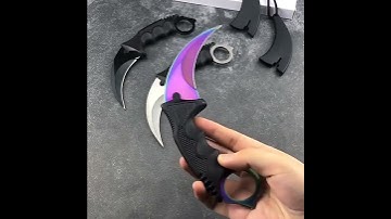 Counter Strike claw Karambit Knife Neck Knife with Sheath Spider Web Real game Knife camping