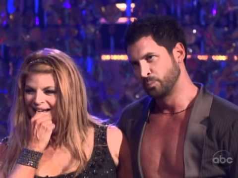 60 yr old Kirstie Alley & Maksim Chmerkovskiy- Dan...