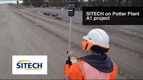 SITECH on use of Trimble 3D Machine and Surveying Solutions on a major UK road job
