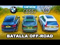 BMW X3 vs Audi Q5 vs Volvo XC60: ¡ARRANCONES CUESTA ARRIBA y cuál es el mejor TODOTERRENO!