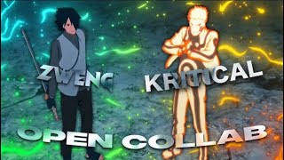 Zweng open collab - [Lights down low edit] #ZwengOC1 #AMV #Edit