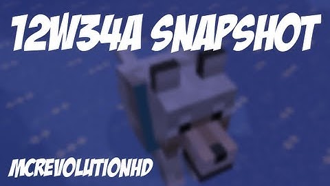 Minecraft 12w34a Snapshot Basic Overview