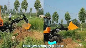 Multifunctional loader, excavator loader all-in-one machine #loader #excavator 。