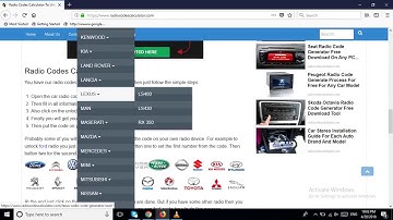 Ford Radio Code Calculator That Works On Any Ford Car Radio Model