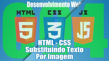 COMO UTILIZAR UMA IMAGEM NO LUGAR DE UM TEXTO COM HTML-5 E CSS-3