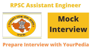RPSC Assistant Engineer Interview Preparation | RPSC Mock Interview | RPSC Interview Questions| RPSC