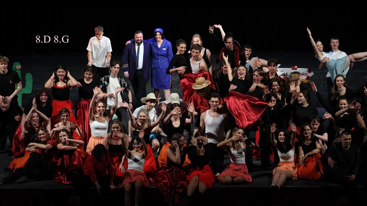 Předtančení tříd 8.G & 8.D | Gymnázium Teplice Krušnohorské divadlo | 2024