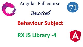 Behavior subject angular | subjects in Angular| what are subjects in angular | |Angular tutorials