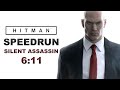 Hitman full game silent assassin speedrun in 611 world record