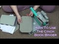 How To Use The Cinch Book Binding Machine