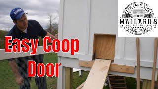 coop chicken door build