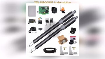 A must-have product! Aluminum Shell Automatic Gate Opener for Gates up to 12 Feet Long and 550 LBS