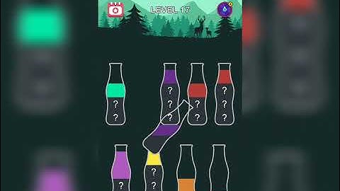 Water Sort Puzzle Level 17 Walkthrough Solution 
