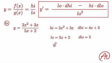 Quotient Rule EXPLAINED with Examples