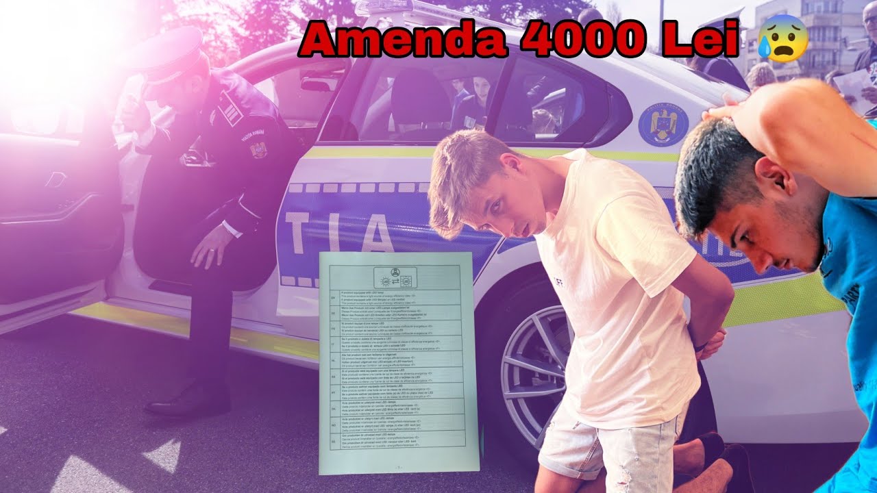 Ne-a oprit poliția, Amendă 4000 Lei 😫