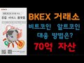 BKEX 거래소 한국 출범 비트코인 70억 트레이더