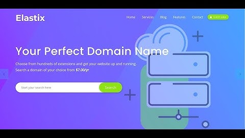 Elastix - Web Hosting Provider & WHMCS WordPress Theme | Domain Booking Theme