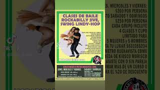 clases de baile Rockabilly Jive y Swing Lindy-Hop en Kiosco Morisco metro Buenavista mes enero 2022