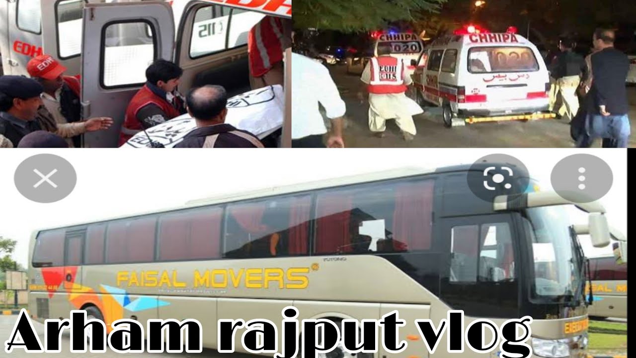 Karachi say lahore jny wali bus jis me driver ko qatal kr dyea gyea 😭 ...