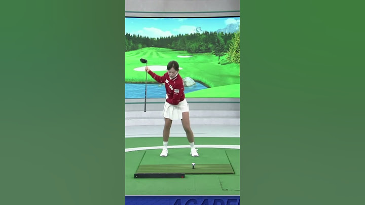 배소현 드라이버샷! 왼발을 딛고 돌려라
