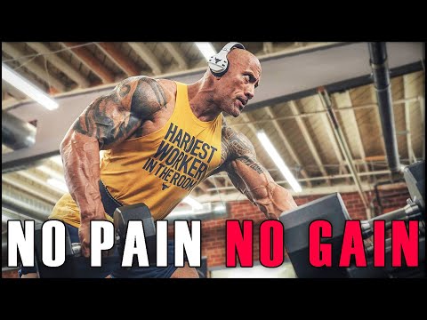💪 NO PAIN NO GAIN - The Rock [Dwayne Johnson Workout Motivation]