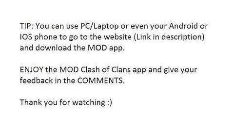 How to get Clash of Clans (COC) - MOD Version (No root/No survey) Easy way to download