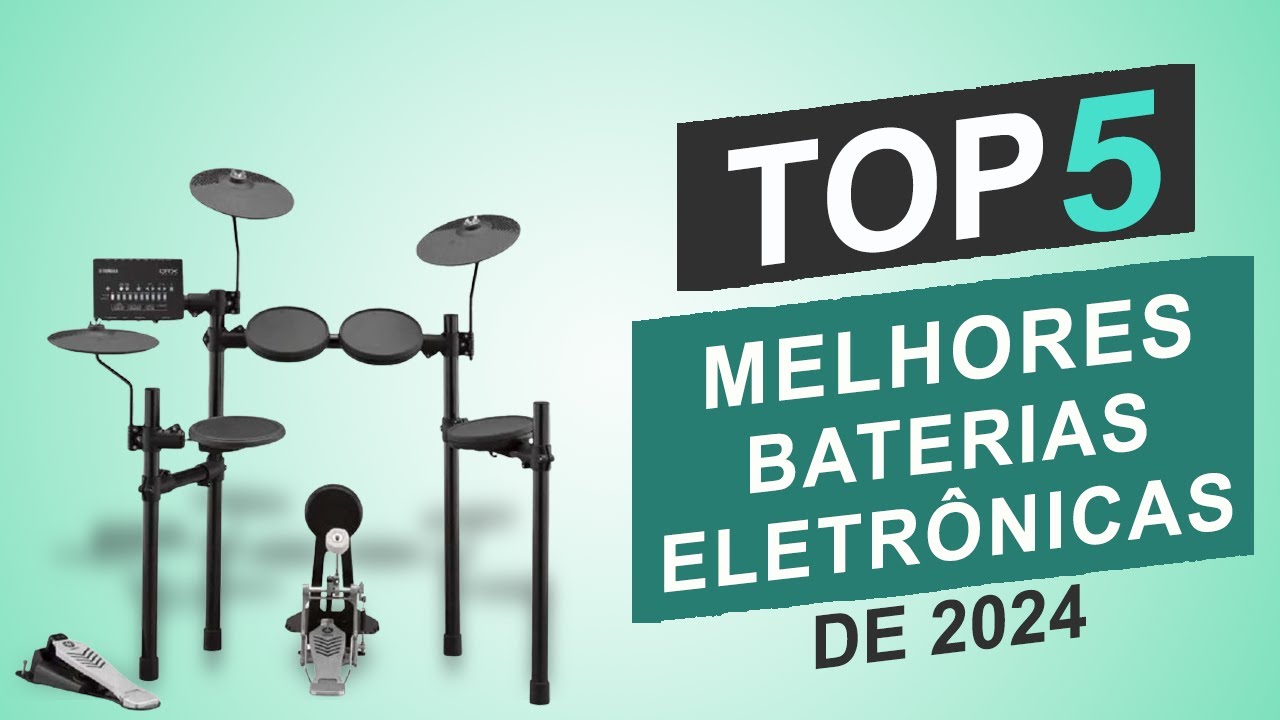 Top 5 Melhores Baterias Eletrônicas em 2024 │Qual é a Melhor Bateria ...