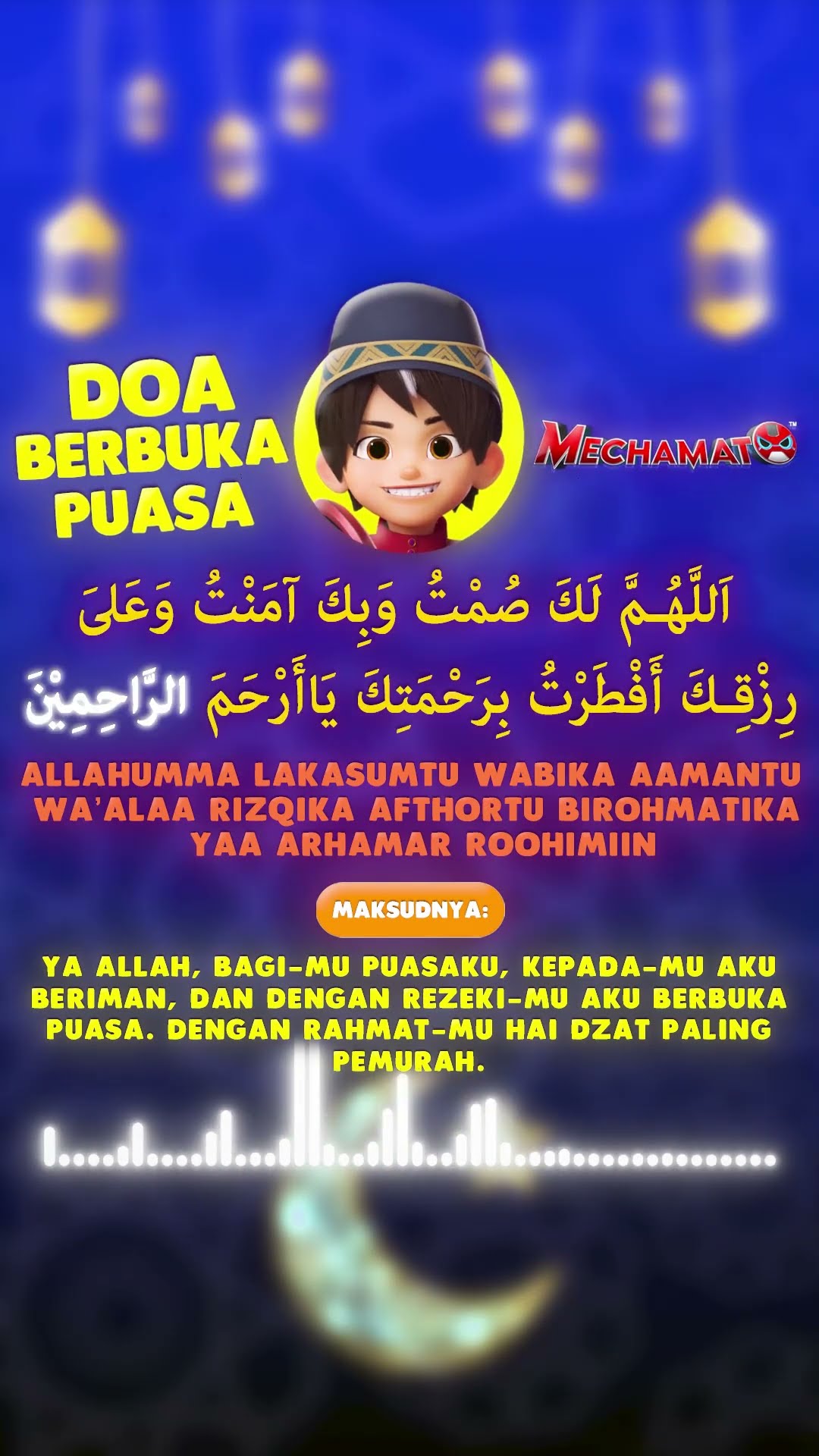 Jom baca doa berbuka puasa!