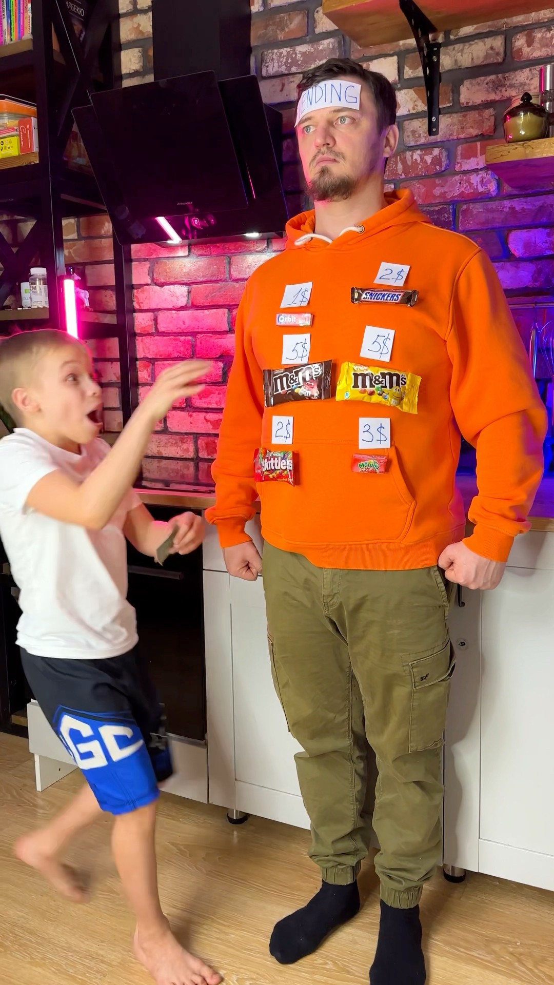 ?Son Bought a CANDY Bar From The Vending Machine-DAD ???