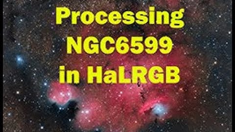 Processing HaLRGB on NGC6559