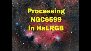 Processing HaLRGB on NGC6559