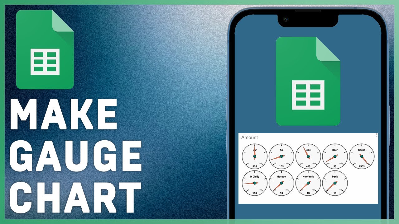 How To Make a Gauge Chart in Google Sheets | Step-by-Step Tutorial ...