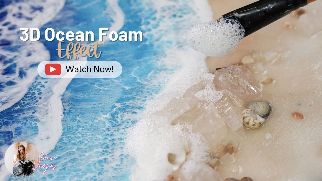 3D Ocean Foam Tutorial For Resin Waves 