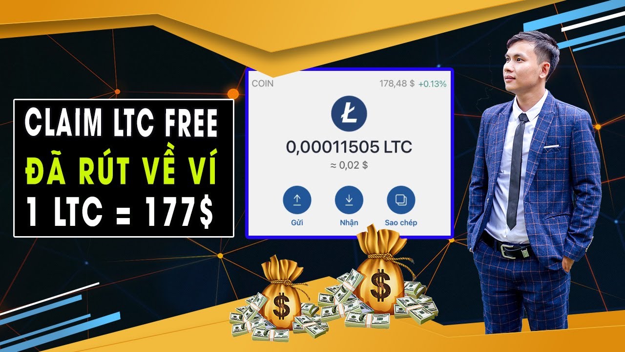 Hướng dẫn đào Lite Coin không giới hạn trên Bot Telegram đã rút về ví Trust Wallet