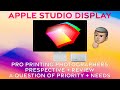 Apple studio display  printing pro photographer review a question of priority