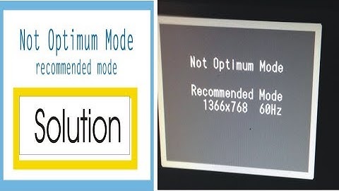 Cannot display this video mode Fix | Fix Cannot Display This Video Mode Optimum Resolution