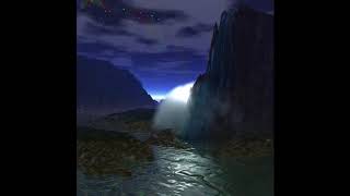 desert sand feels warm at night : 夢の滝