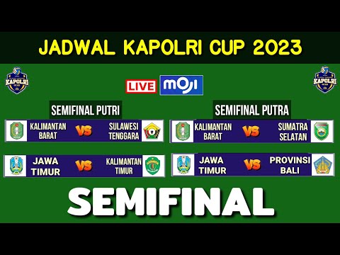 Jadwal Semifinal Kapolri Cup 2023 | Voli Kapolri Cup 2023 Semifinal Putra &amp; Putri | Live Moji