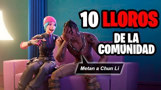 10 VECES QUE LA COMUNIDAD DE FORTNITE LLORÓ DE MÁS