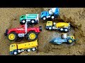 진흙탕 물에 빠진 자동차 장난감 찾기놀이 구출놀이 Car Toys Under Mud