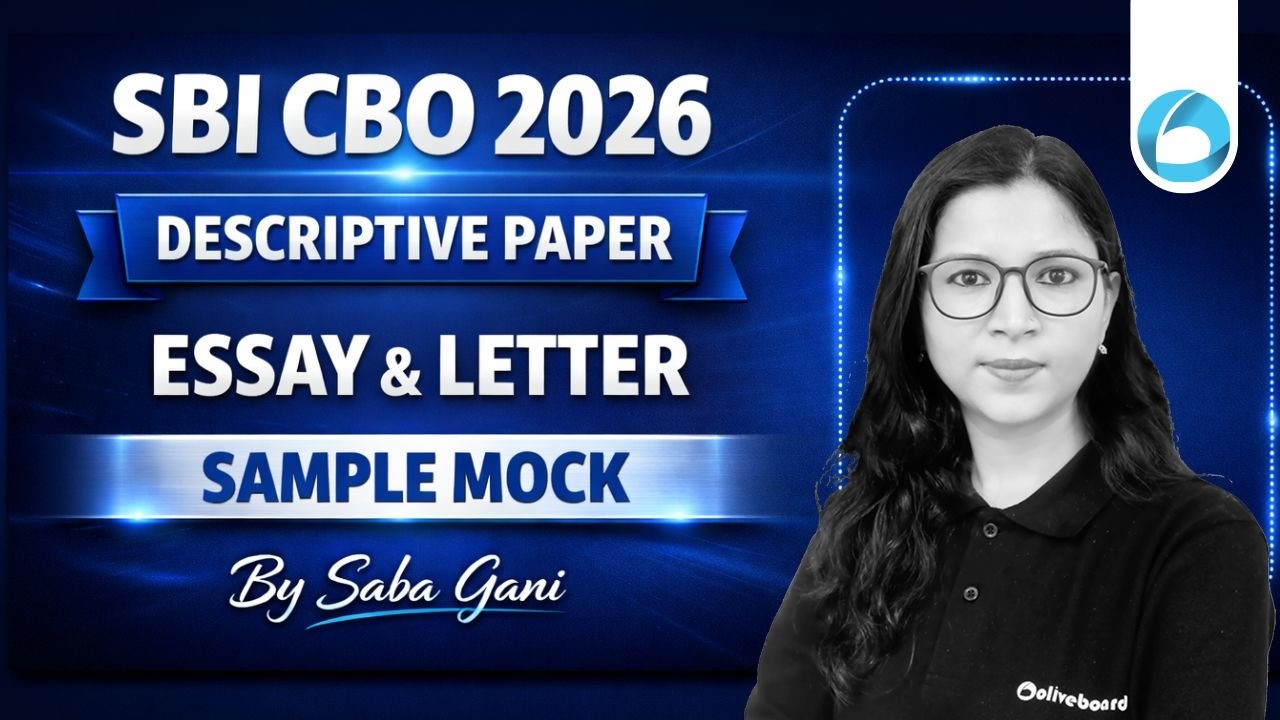 SBI CBO Descriptive Paper 2026 *Essay & Letter) | SBI CBO English Preparation | Oliveboard