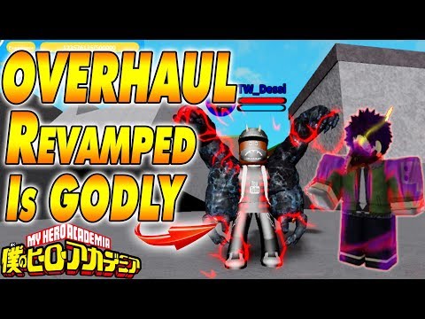 Overhaul Revamped Is Godly Boku No Roblox Remastered Youtube - huge villain update overhaul dabi and muscular bosses boku no roblox remastered دیدئو dideo