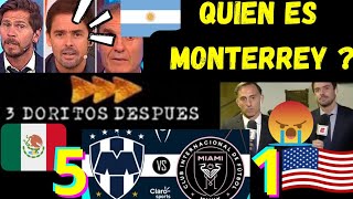 3 DORITOS DESPUES ARGENTINOS MONTERREY GOLEA A INTER DE MIAMI ! MESSI ELIMINADO DE CONCACHAMPIONS!