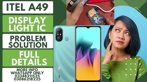 Itel A49 LCD light problem solution 100% || itel A49 lcd light ways @ZainMobileHospitalOfficial