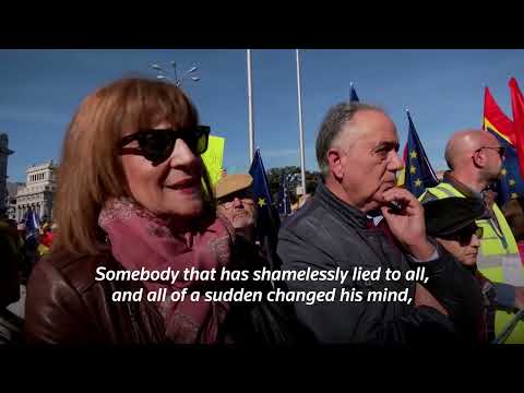 Thousands march against Catalan amnesty law