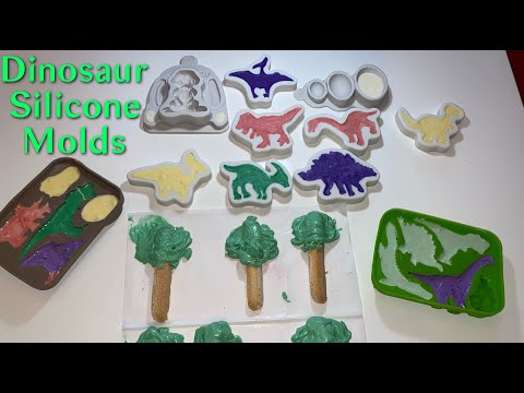 3D Dinosaur Silicone Molds Fondant Cake Chocolate Baking Decoration DIY  Crafts