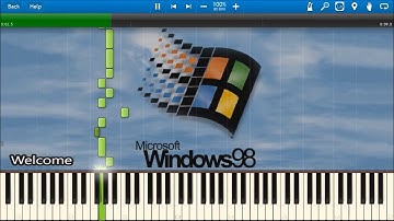 WINDOWS 98 SOUNDS IN SYNTHESIA
