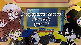 Creepypasta react to themselfs//part 1//No ships//My AU//