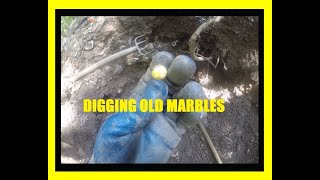 Digging Vintage Marbles - Town Dump Archaeology - Ohio Valley Bottle Digging - Antiques -