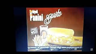 Popeyes Terbiyeli Panini Gusto Sandviç Reklamı 2013